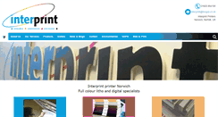 Desktop Screenshot of interprint-services.co.uk