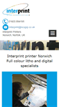 Mobile Screenshot of interprint-services.co.uk
